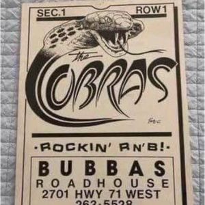 The Cobra’s Poster 1983 -SRV Austin, TX